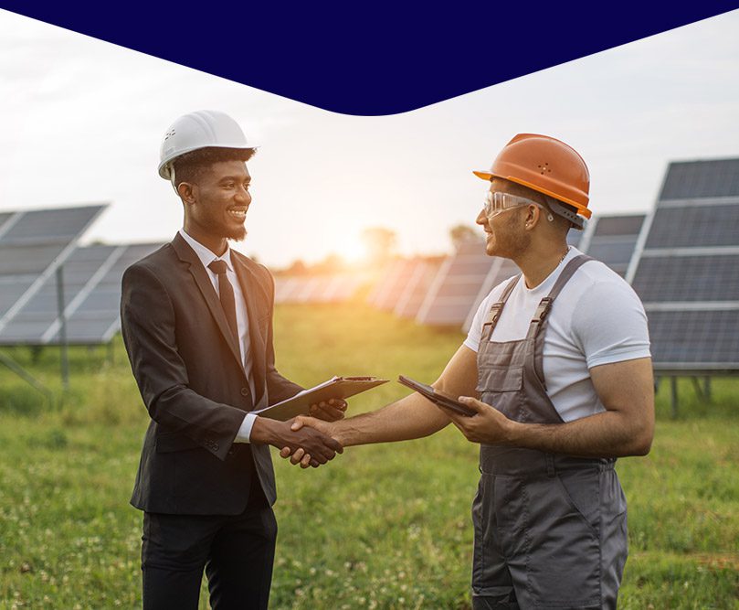 two men shaking hands